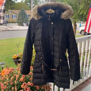 Authentic Michael Kors parka with a faux fur hood!